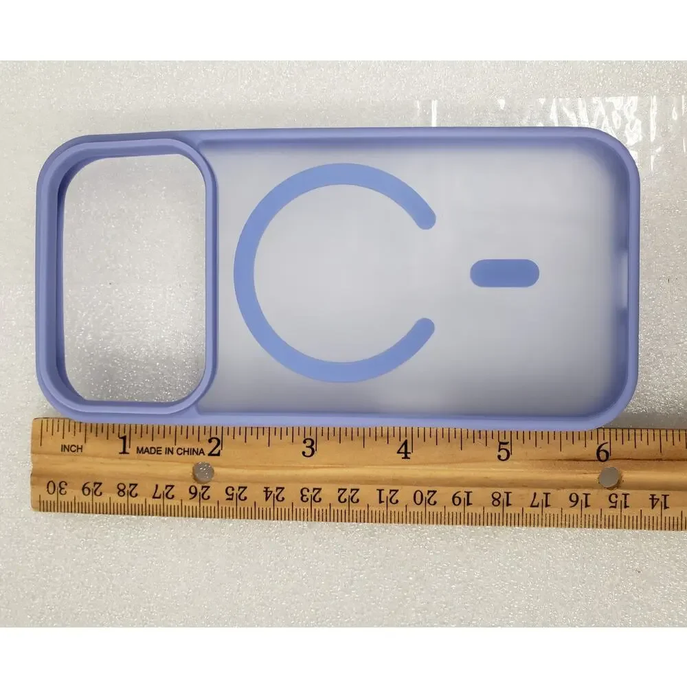 SUPFINE Translucent Matte Magnetic Case for Apple iPhone 17 Pro. Light Blue